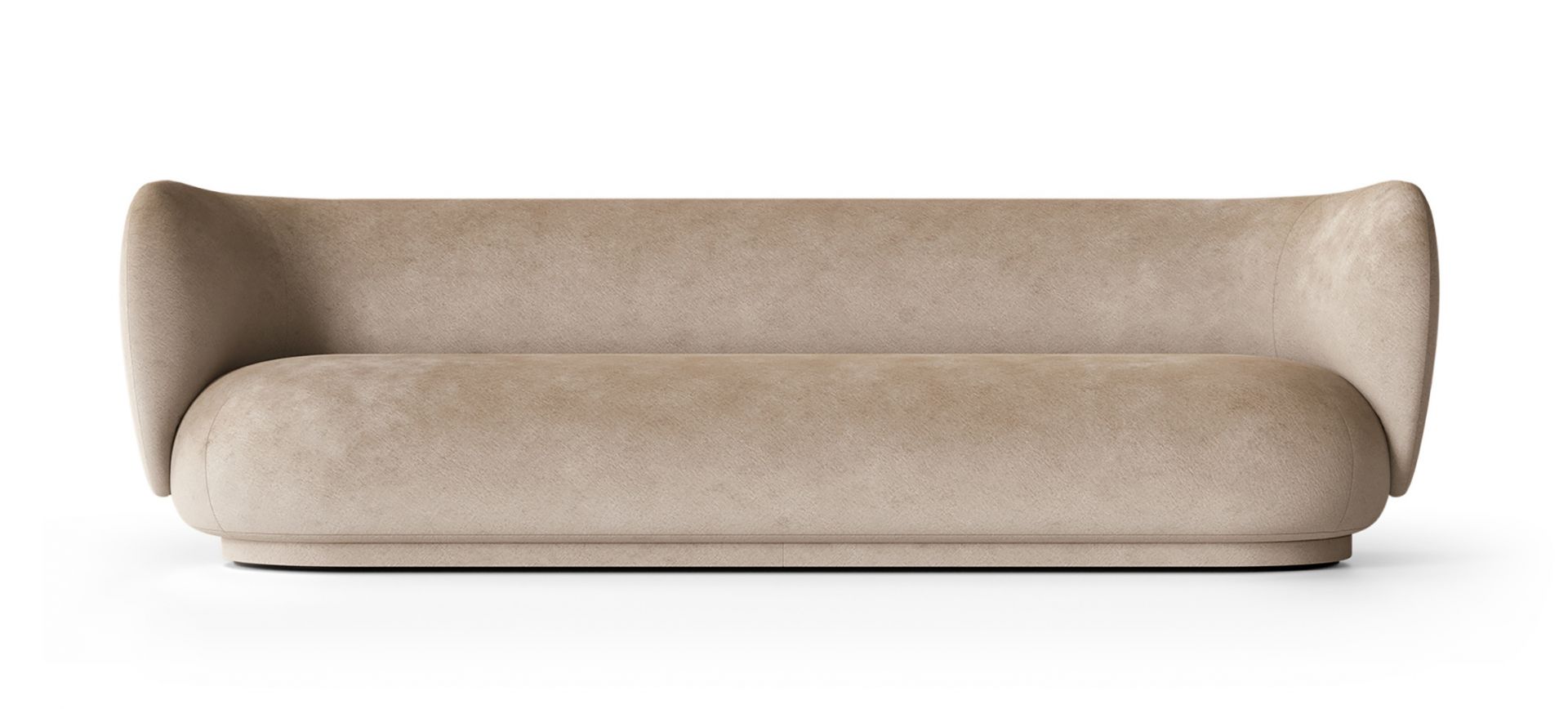 Rico Sofa 4-Sitzer Faded Velvet Sand Ferm Living