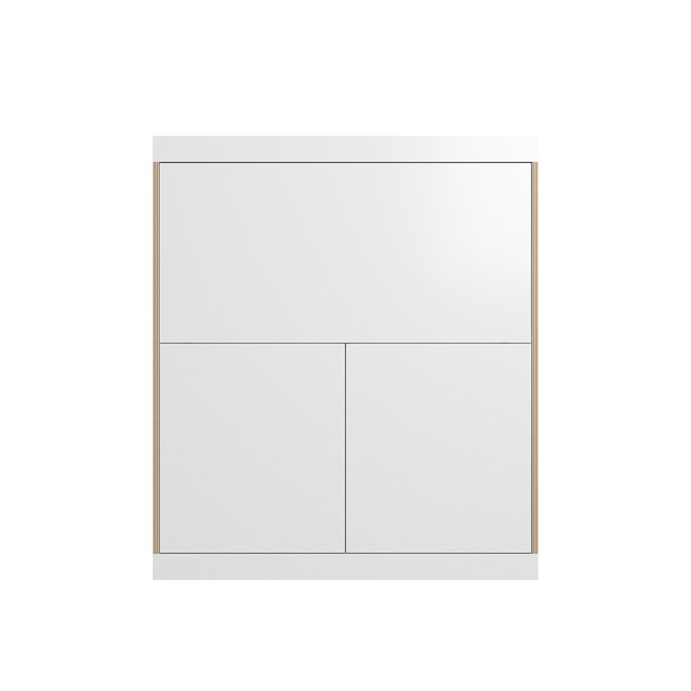 Weißer FLAI Sekretär von Müller Möbelwerkstätten mit minimalistischem Design für das Home-Office.