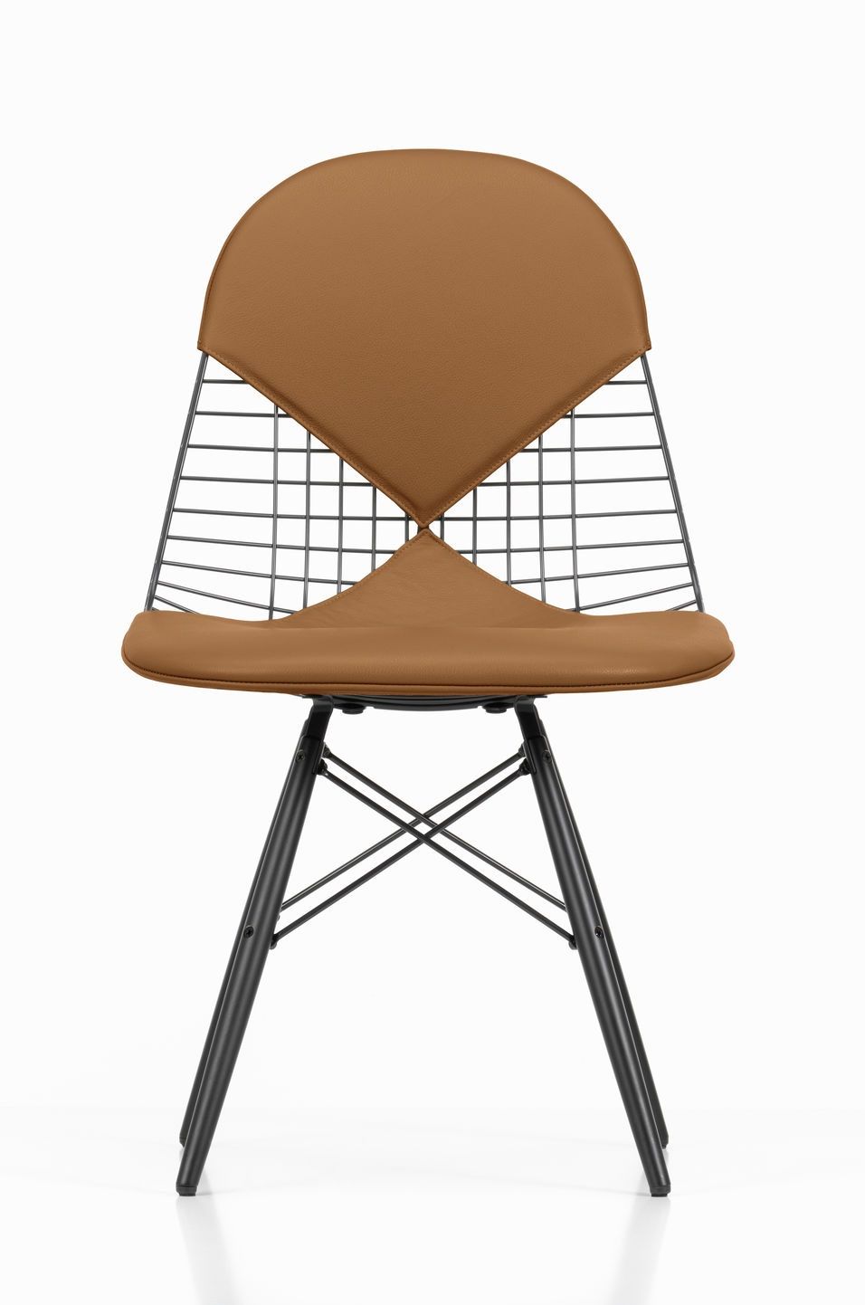 DKW-2 Wire Chair Stuhl mit Sitz und Rückenpolster Vitra