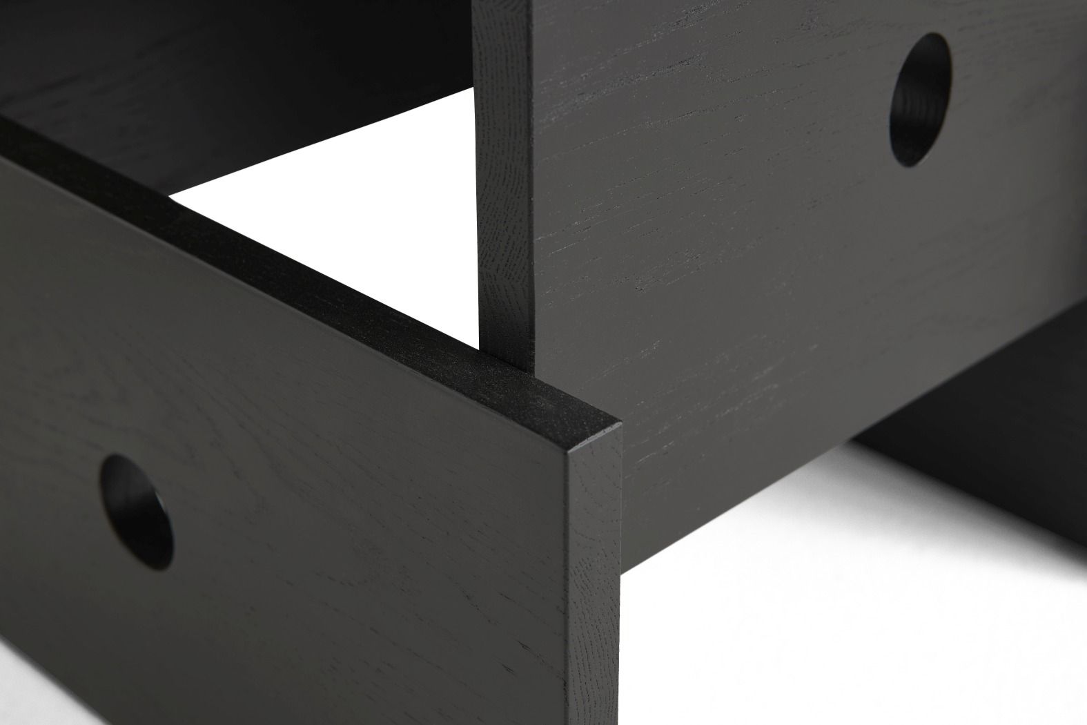 Wood Box Coffee Table Couchtisch Hay Eiche schwarz wasserbasierter lack