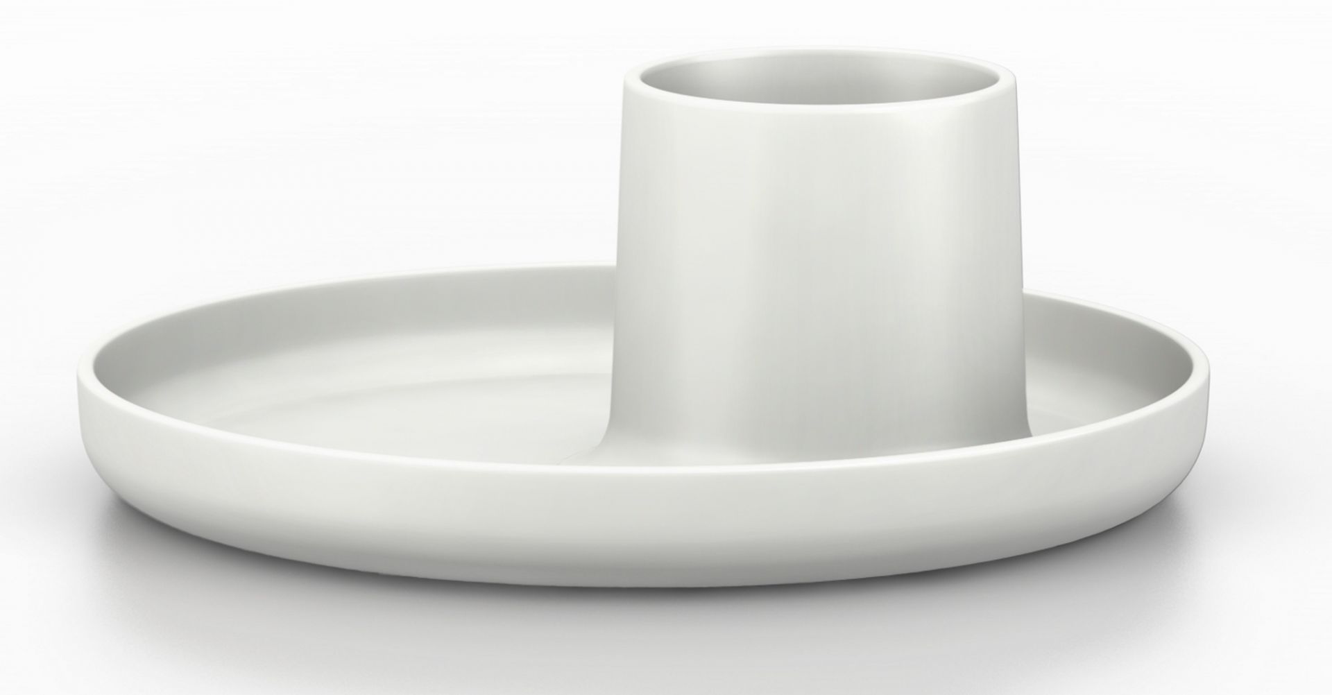 Weißer O-Tidy Stiftehalter von Vitra: Moderner Schreibtischorganizer für Stifte, Bürobedarf und mehr. Praktisch und stilvoll.