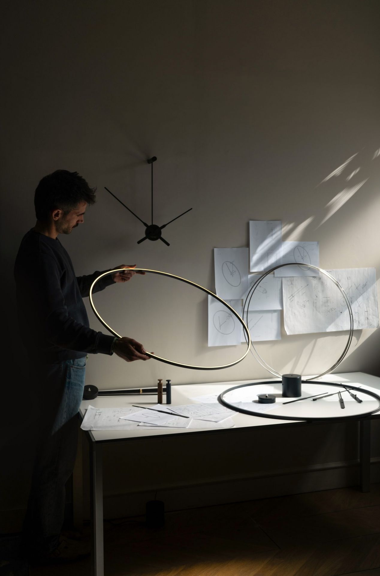 Ombra Clock Wanduhr nomon