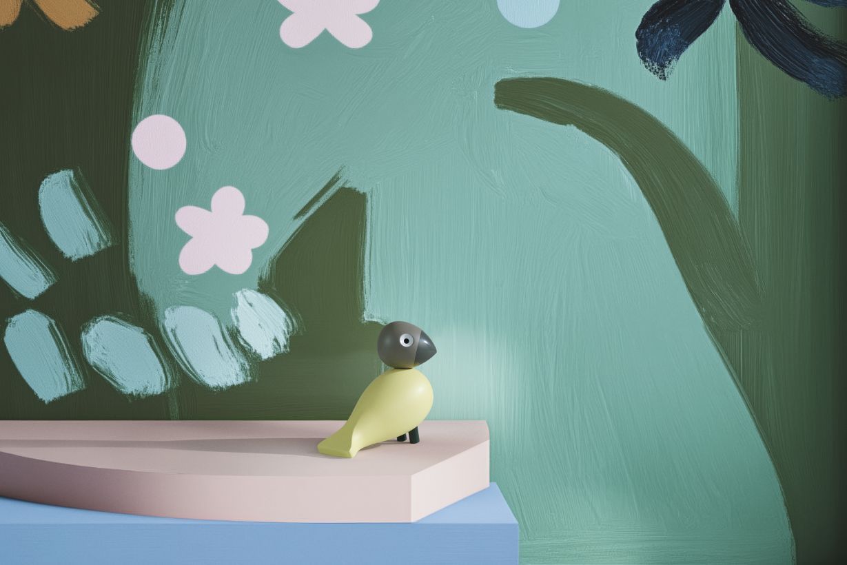 Year Bird Bella 2025 H12.5 cm beige/grau Kay Bojesen