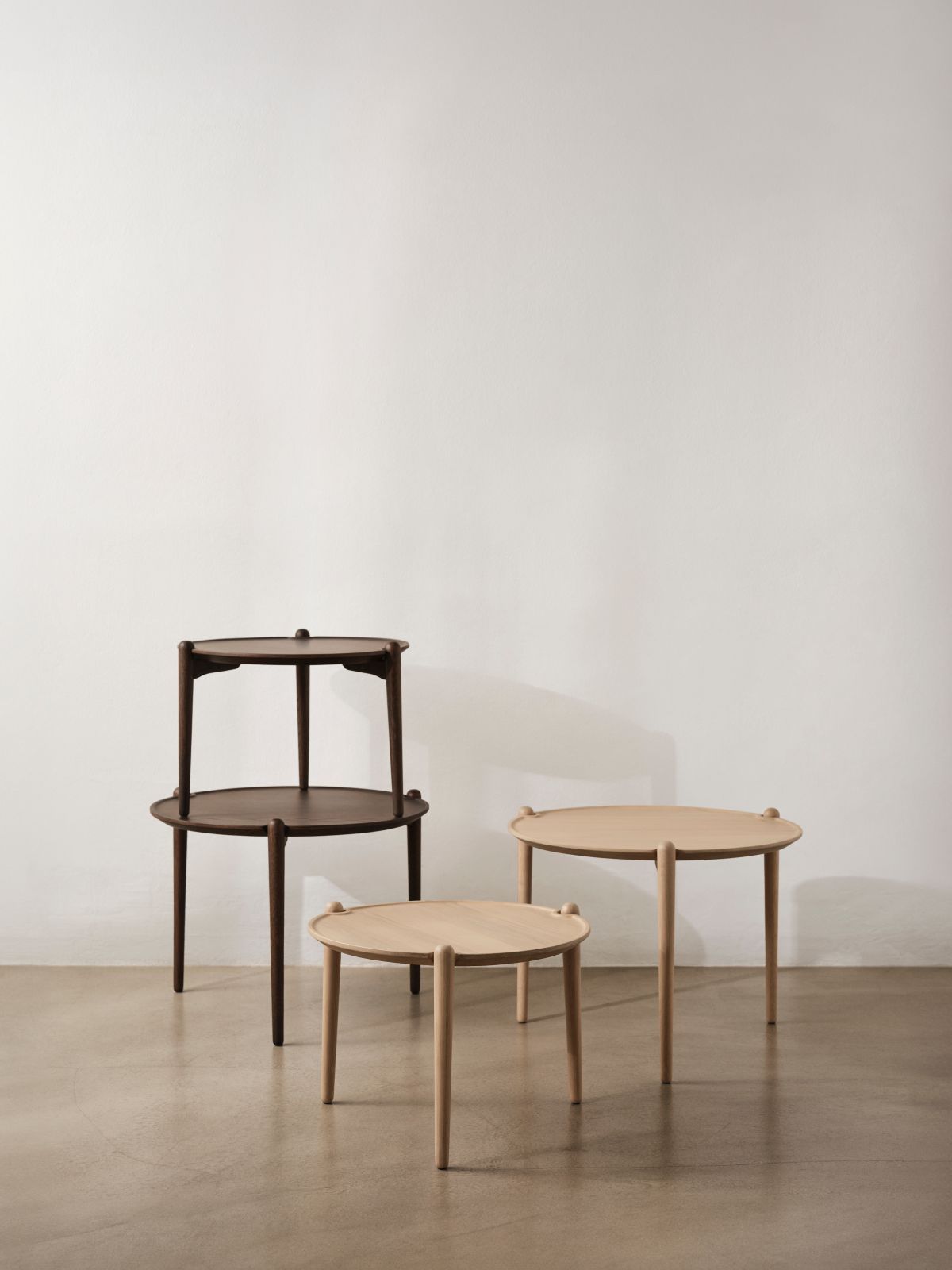 Aria Table Beistelltisch Low - Eiche dunkel Design House Stockholm