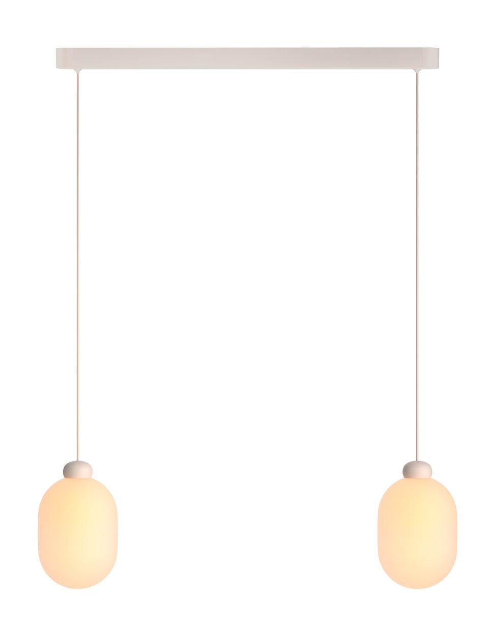 Sun Duo Pendelleuchte Grau