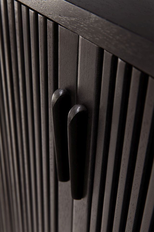 Roller Max Anrichte mit 2 Türen Teak schwarz Ethnicraft