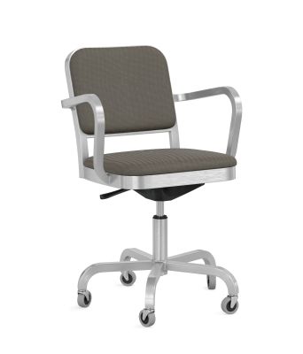 Navy Officer Drehstuhl mit Polsterung Emeco