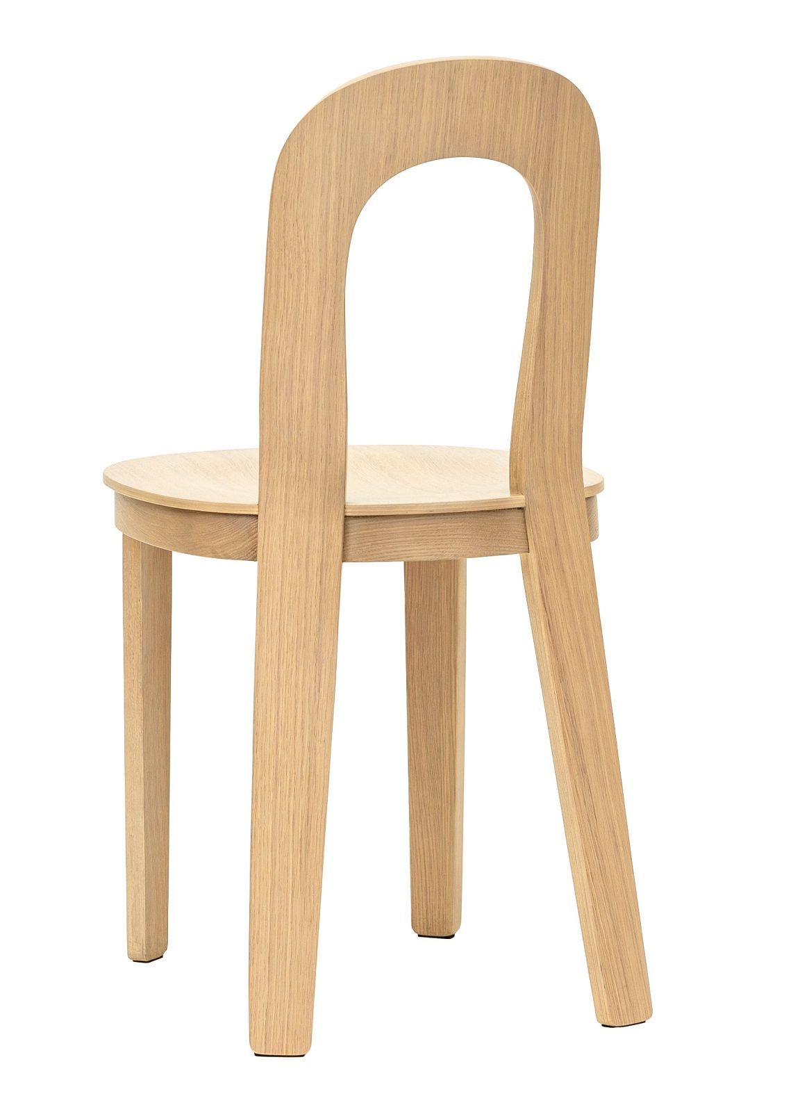 Olivia Chair Holzstuhl von Design House Stockholm aus hellem Eichenholz, minimalistisches Design.