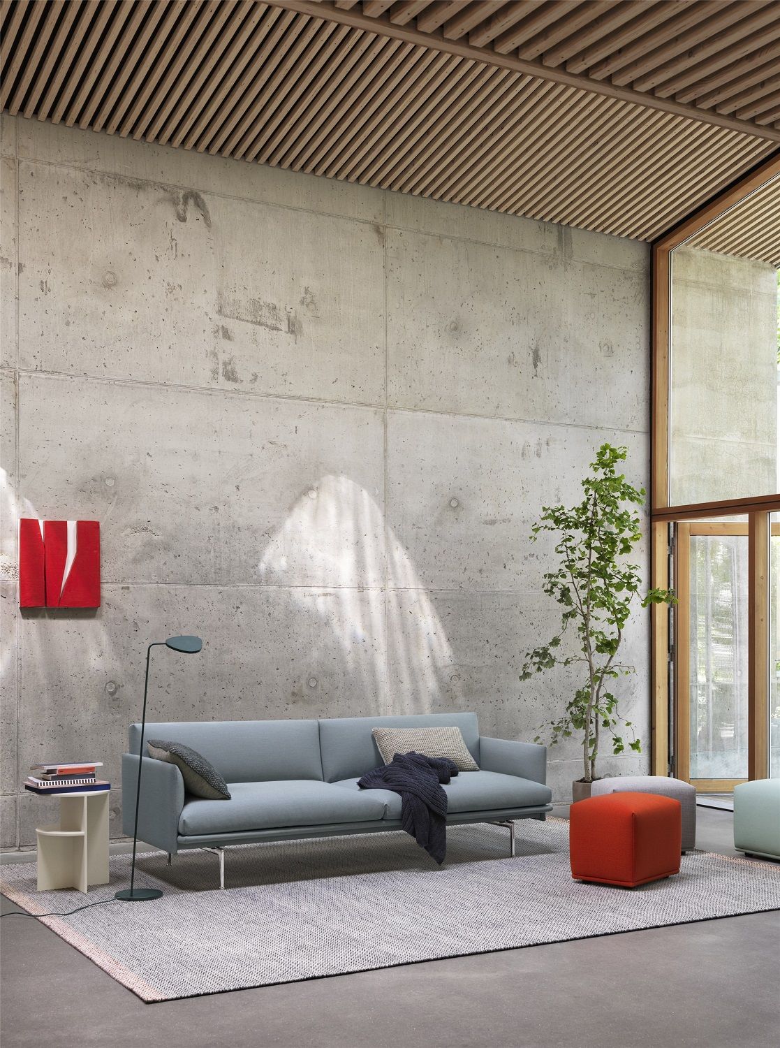 Echo Pouf Hocker Muuto