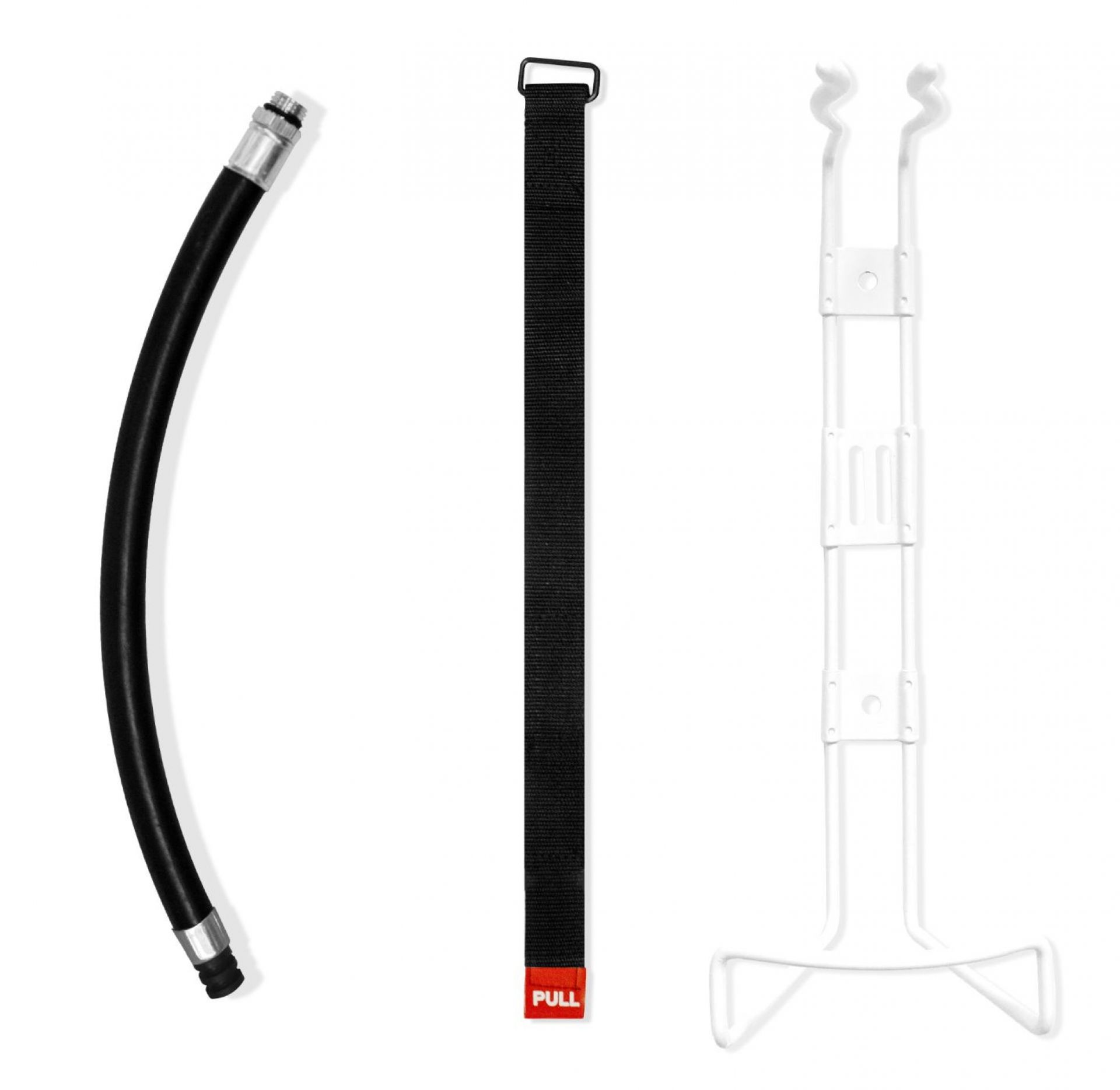 Fahrzeugsicherheitsset für 2 kg Feuerlöscher weiße Halterung Nordic Flame EINZELSTÜCK