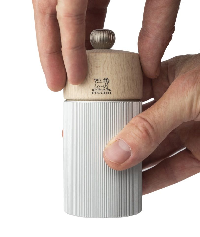 Line Salzmühle H 12 cm Aluminium / Natur Peugeot 