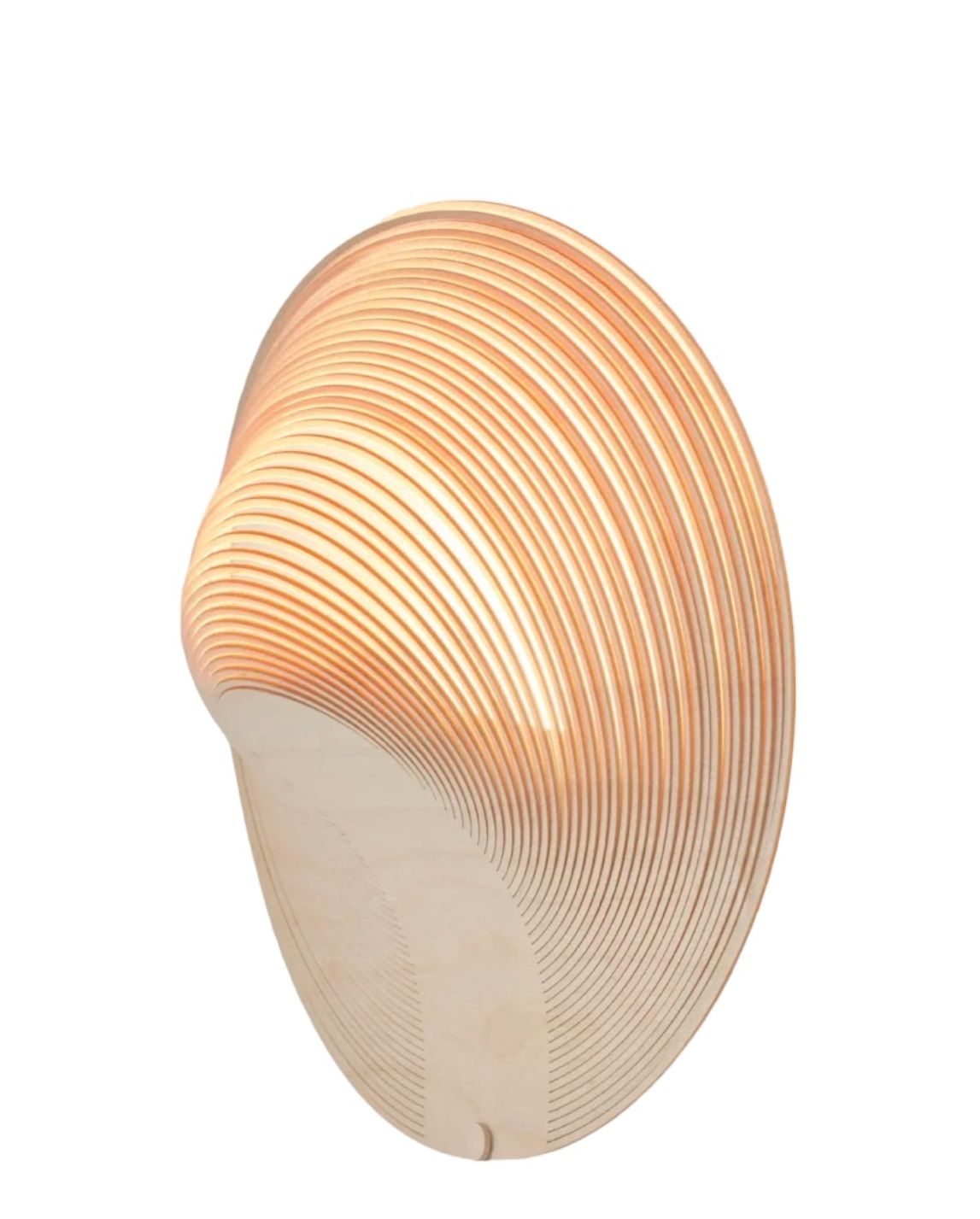 Illan Wandleuchte von Luceplan: Moderne Wandlampe aus Holzfurnier, warmes Licht, Designleuchte.