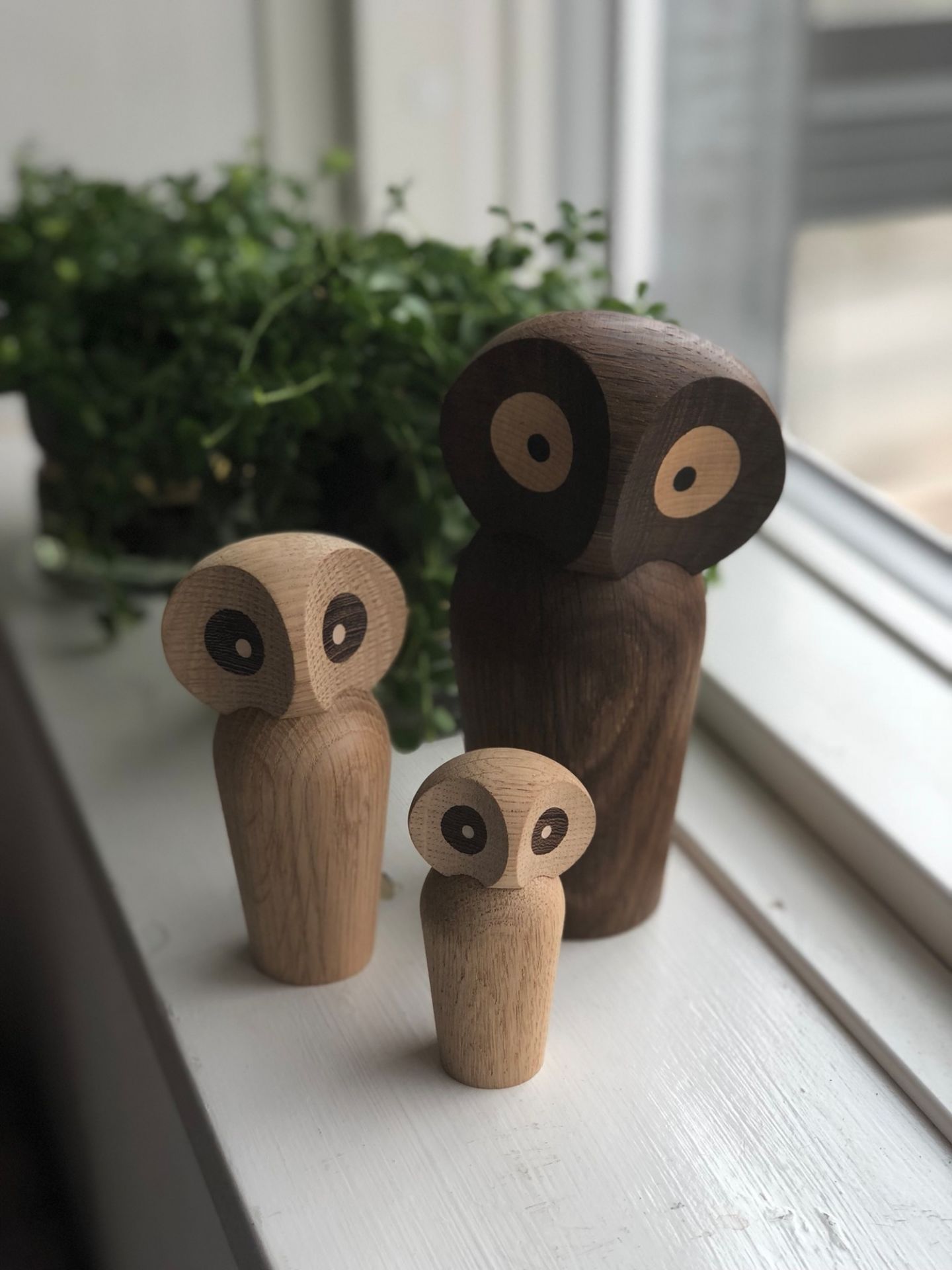 Owl Eule Holzfigur Architectmade EINZELSTÜCK