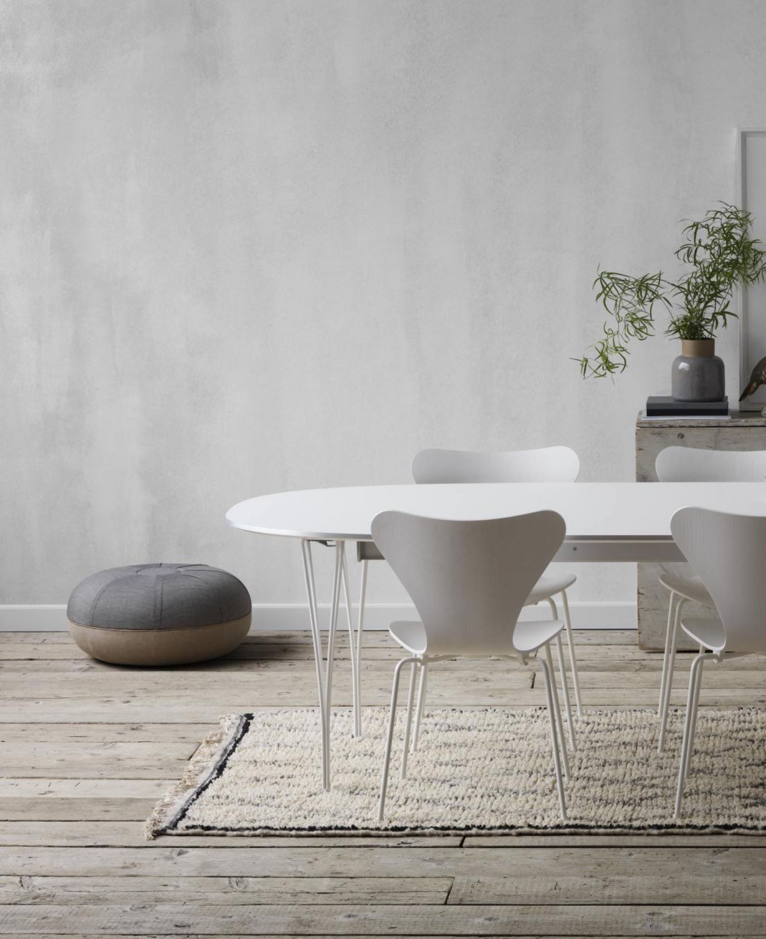 Tischserie Super Elliptisch Ausziehtisch Fritz Hansen