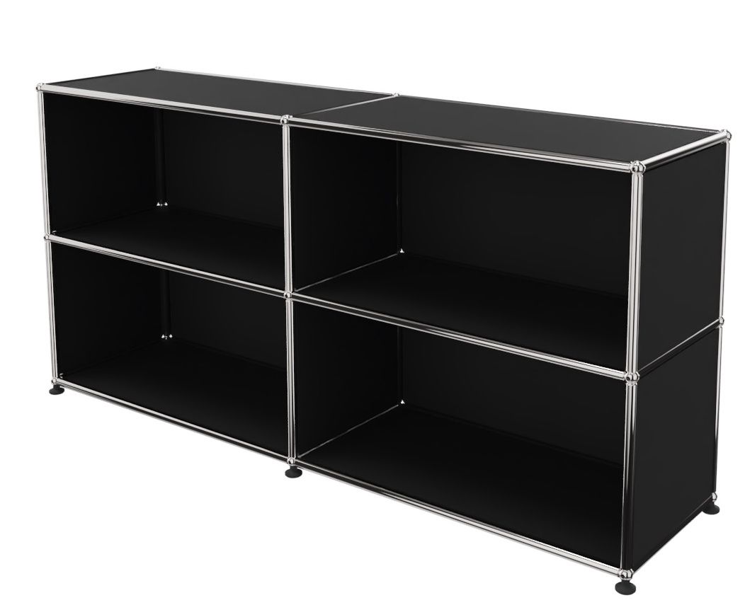 USM Haller Sideboard Offen Graphitschwarz - FAST DELIVERY