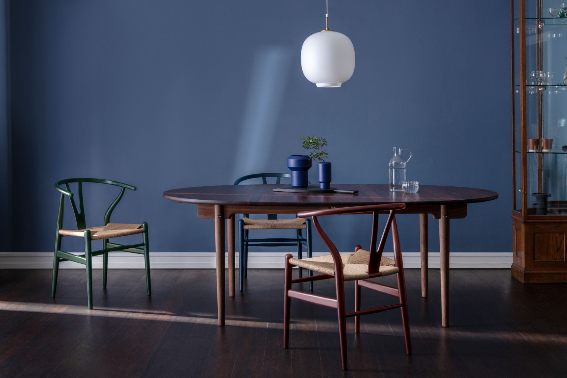 CH24 Wishbone Chair Russet & Blues oder Harmony Stuhl Carl Hansen & Søn - LIMITED EDITION