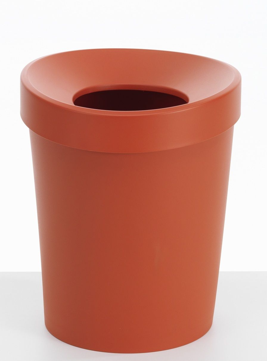 Brauner Happy Bin Papierkorb von Vitra, ideal für Büro und Zuhause.