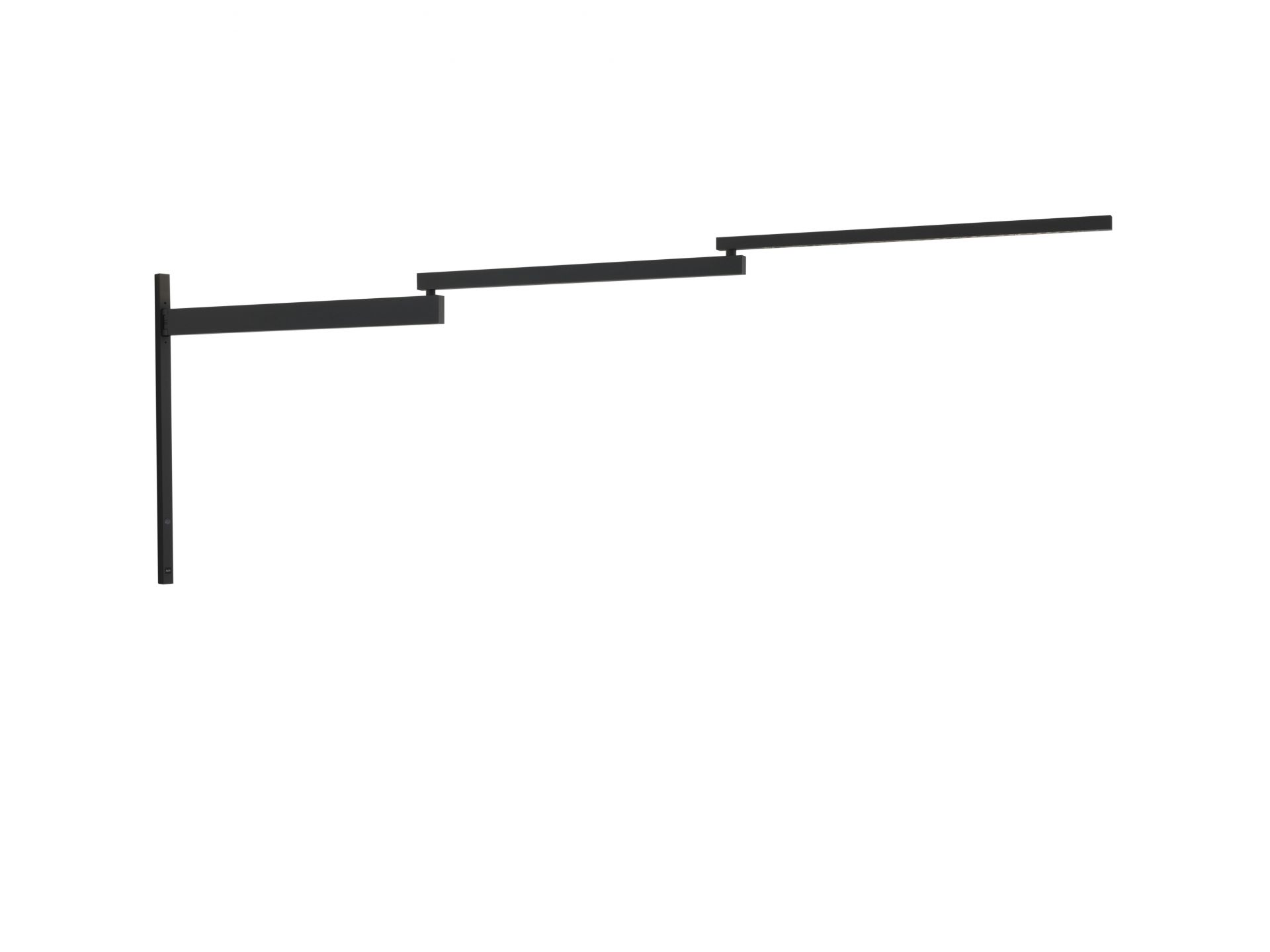 Black Flag Wandleuchte von Flos, schwarze, moderne LED-Wandlampe mit verstellbarem Arm.