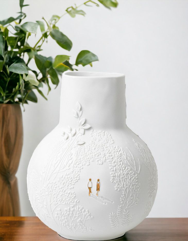 BG dankbar Vase Parkspaziergang Räder