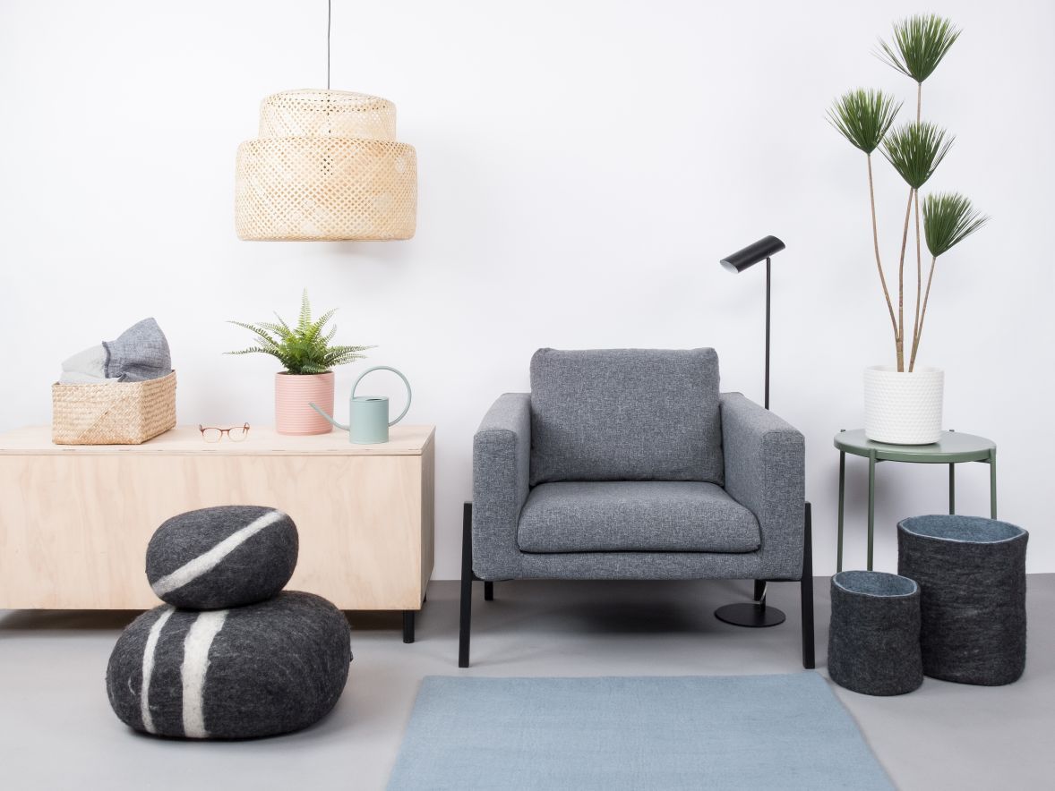 Mono Rechteckig Filzteppich 180 x 260 cm myfelt  