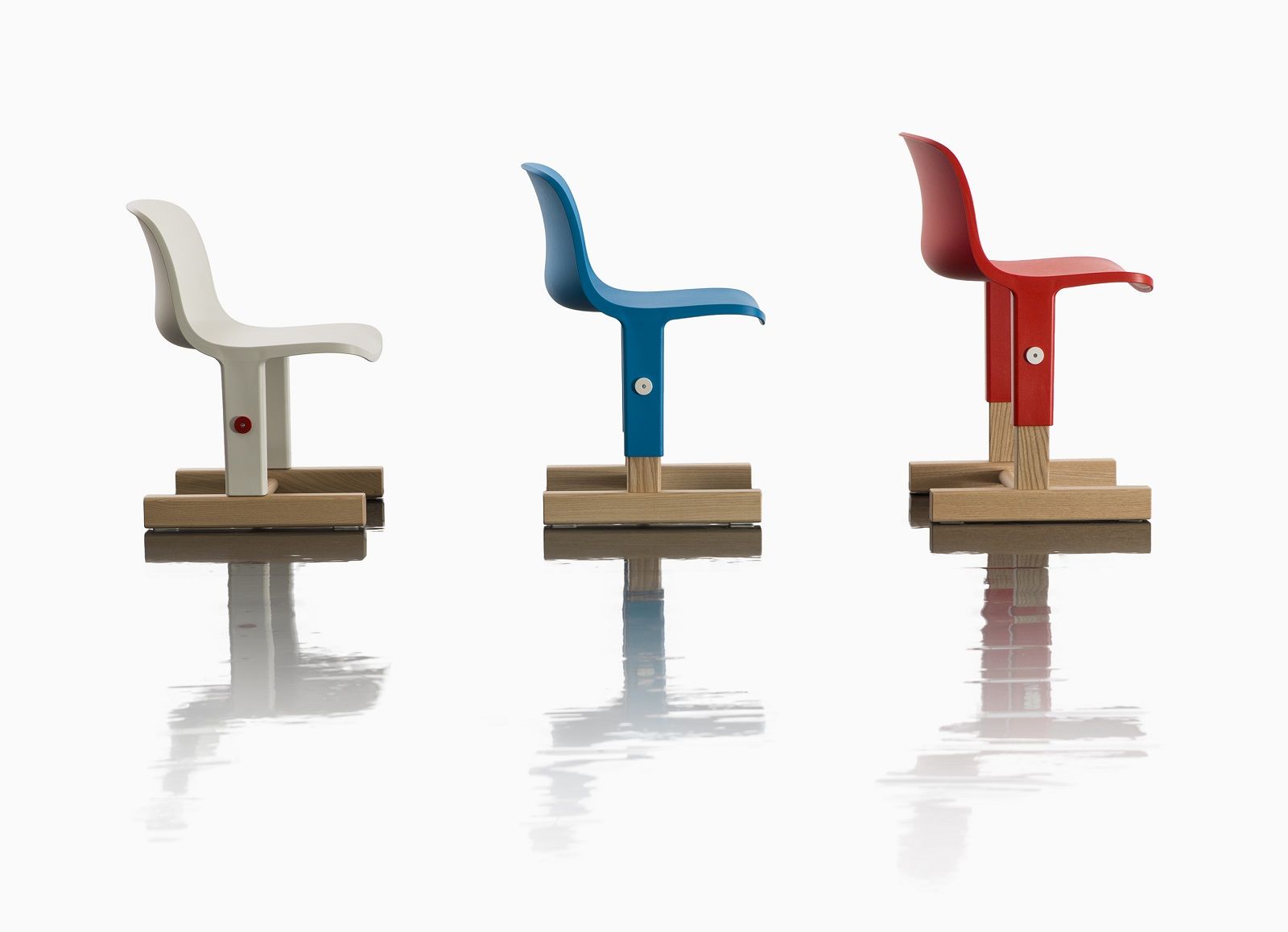 Little Big Chair Kinderstuhl höhenverstellbar Magis Orange