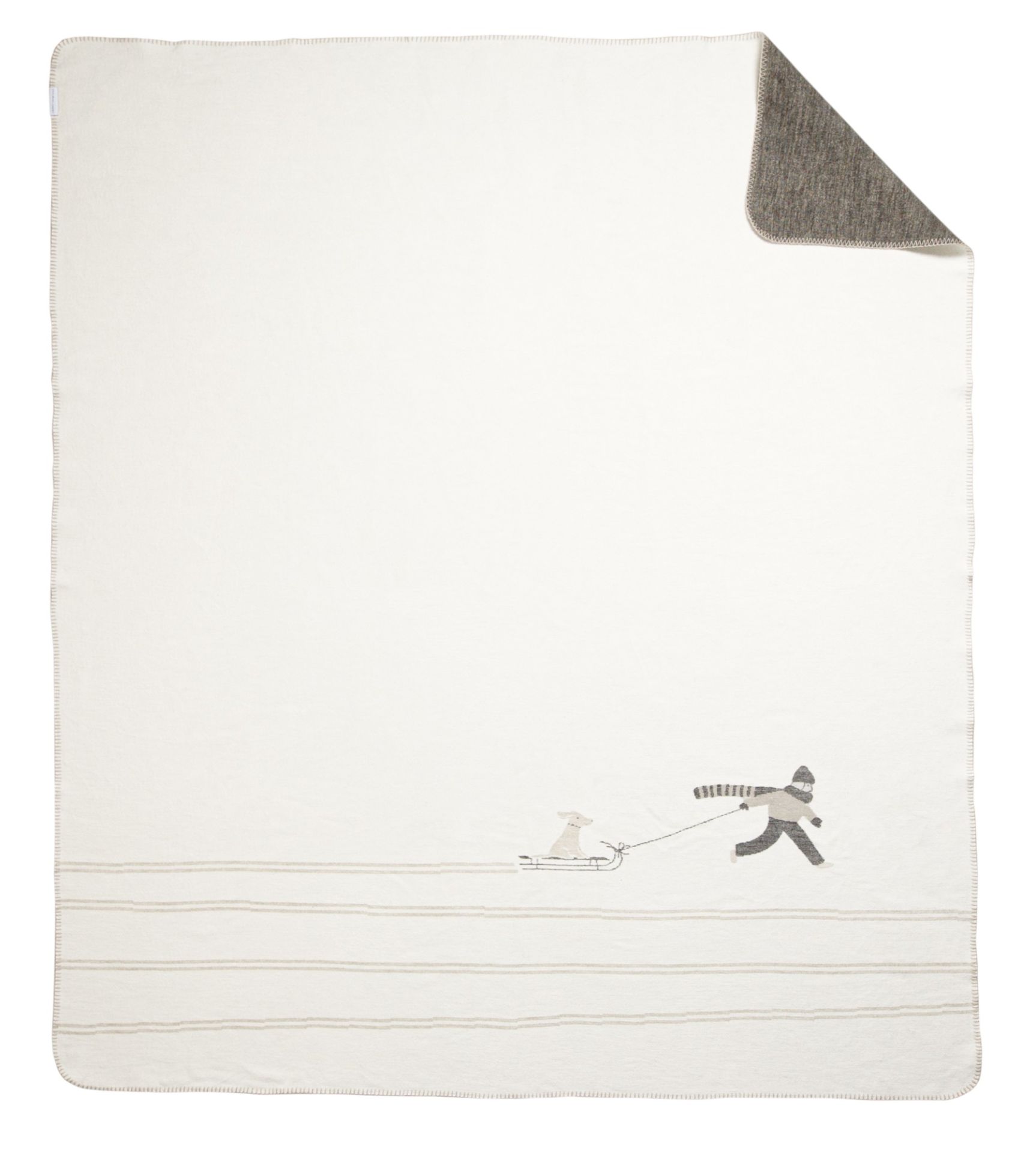 Decke Hundeschlitten Räder 