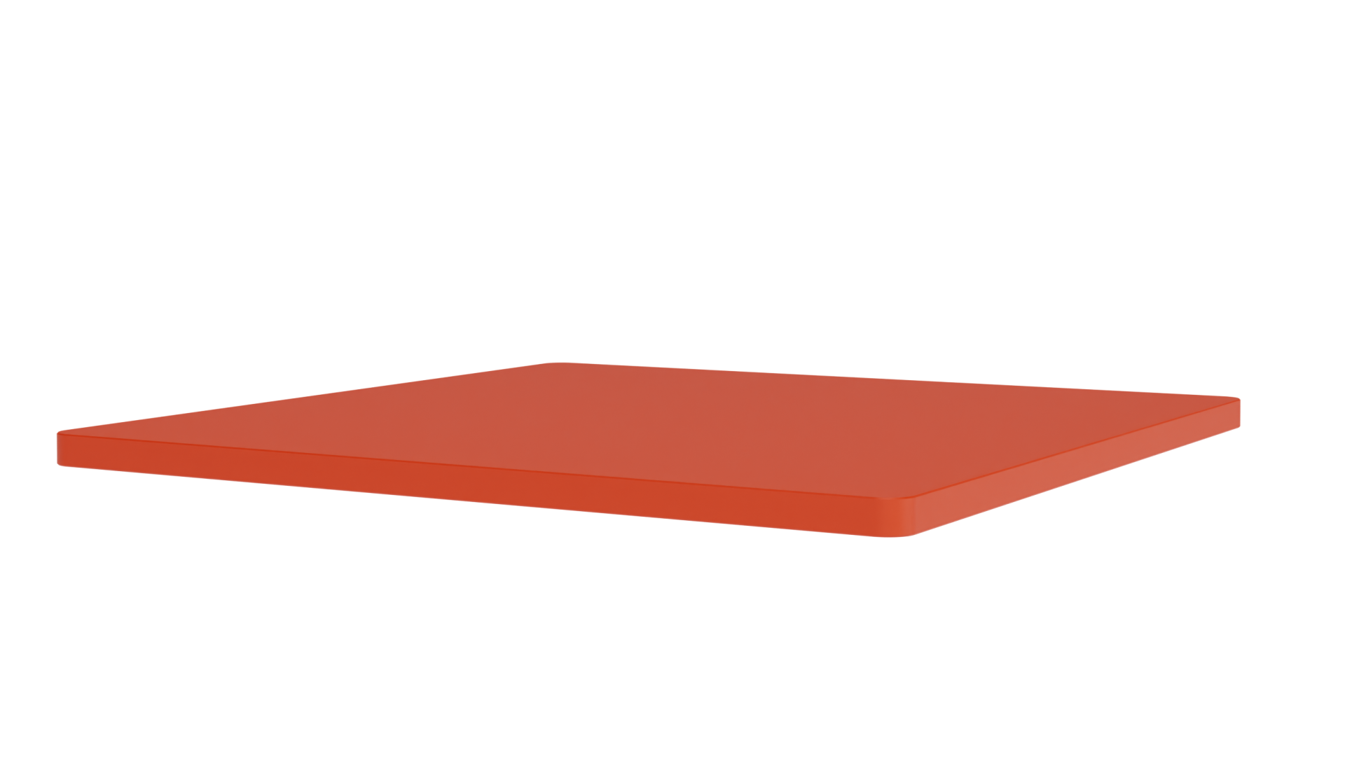 Rote Panton Wire Abdeckplatte B 35 cm von Montana, passend für modulare Regalsysteme.