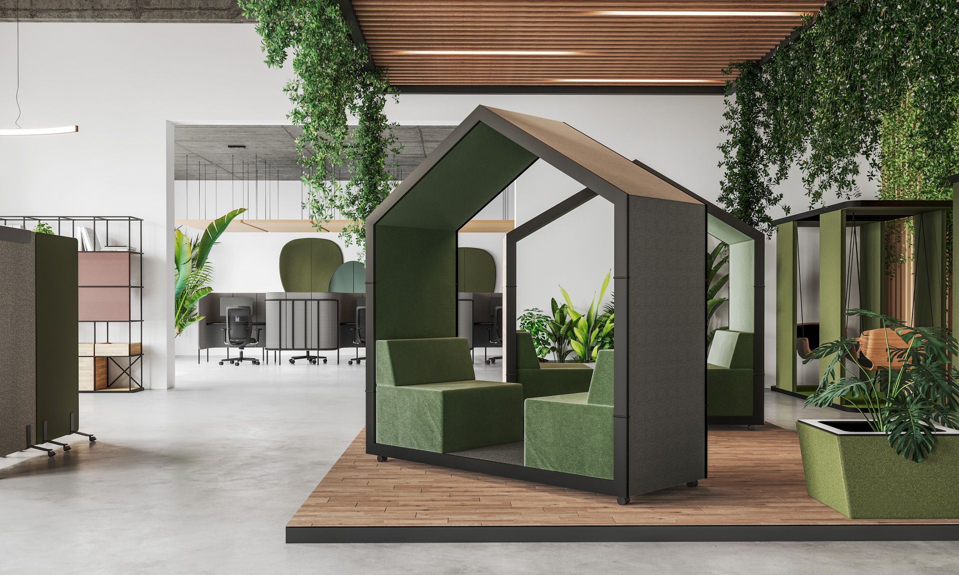 treehouse TH 2 Akustikmöbel für 2 Personen Bejot