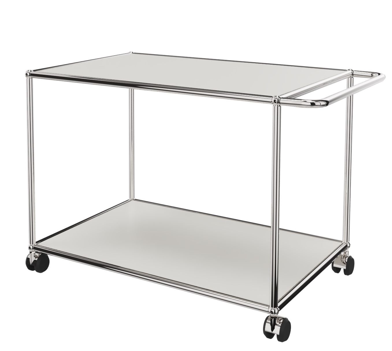 USM Haller Servierwagen mit Rollen weiß