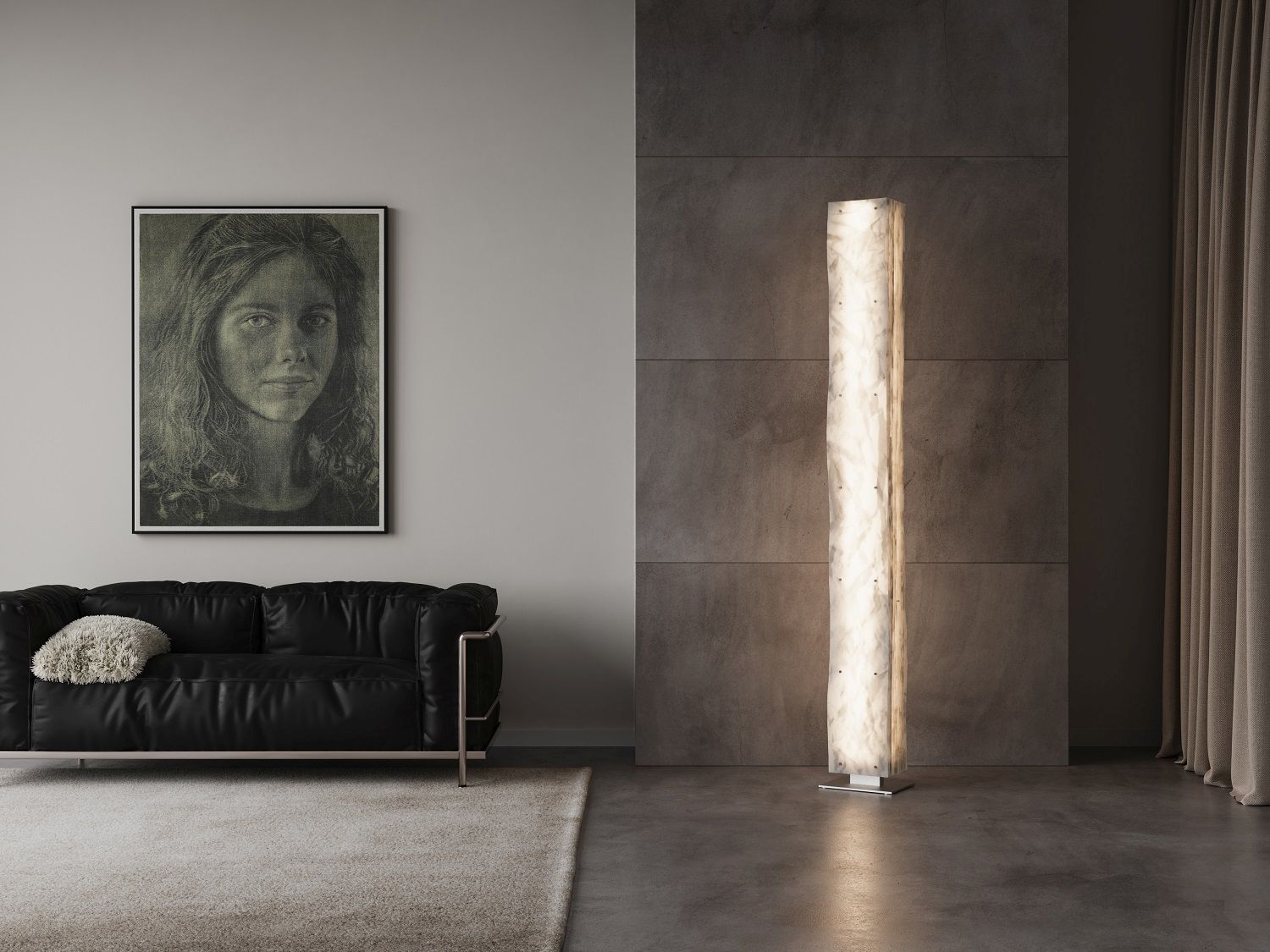 Totem Floor lamp Stehleuchte stele