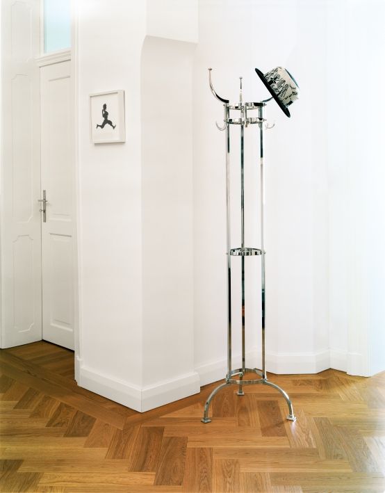 Nymphenburg Coat Stand Garderobenständer ClassiCon - QUICK SHIP Nickel
