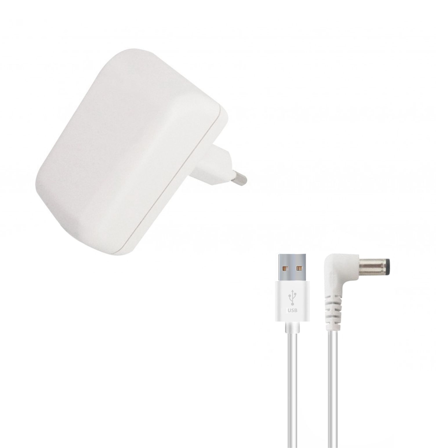 Netzteil und USB-Ladekabel für Moree ISA-BELLE Solarleuchte, Zubehör für Steh- und Bogenleuchten.