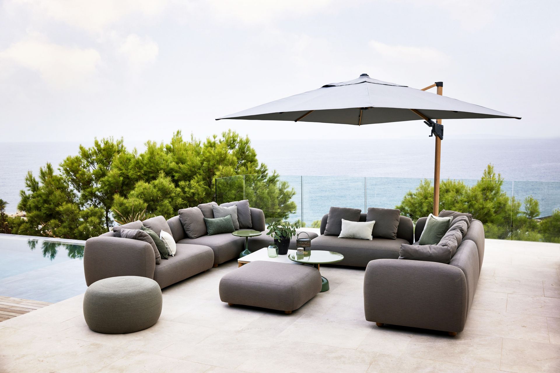 Capture Outdoor 2 Sitzer Sofa Modul Cane-Line