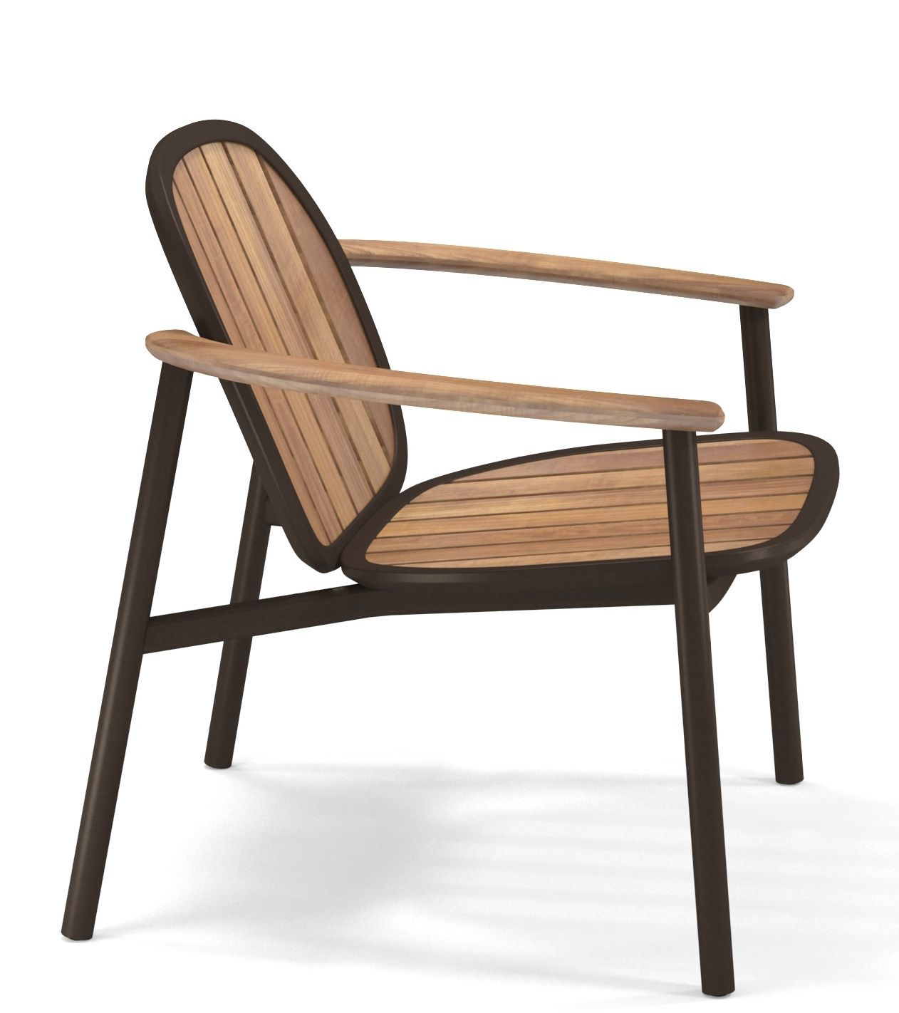 Twins Lounge Chair Armlehnen Stuhl Outdoor Emu