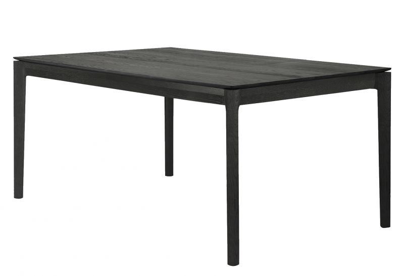 Rechteckiger Bok Esstisch aus Eiche in Schwarz von Ethnicraft, modernes Design für Esszimmer.