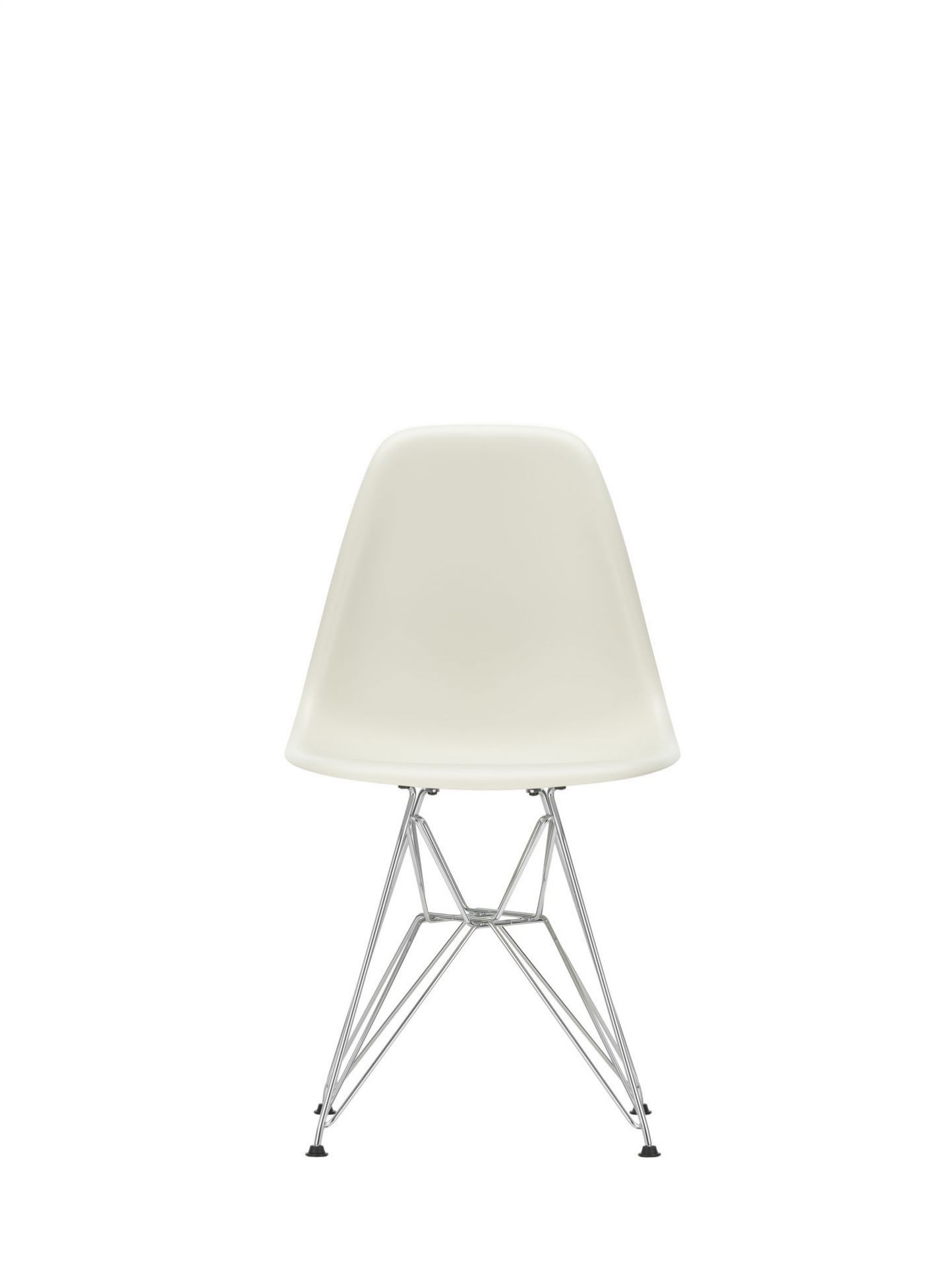 Eames Plastic Side Chair DSR Stuhl Vitra Schwarz-Weiss