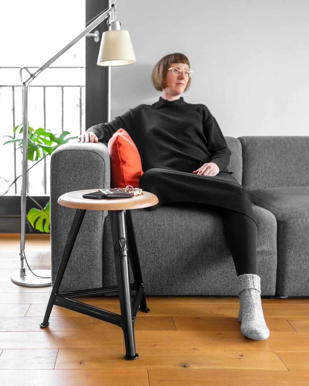 Schemel - Model I 50 cm Hocker Rowac