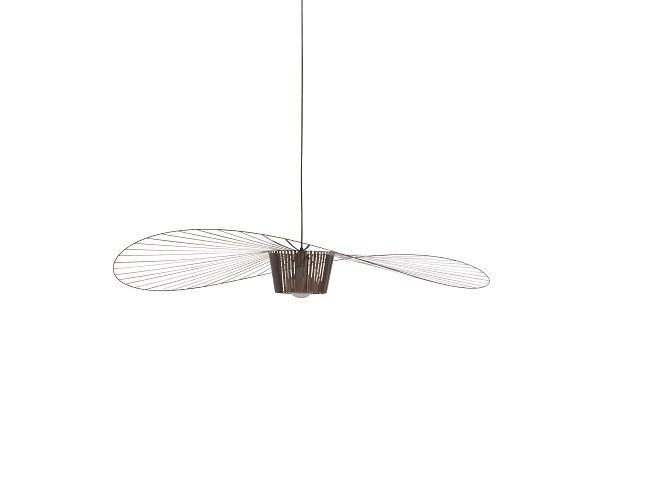 Vertigo Pendelleuchte Medium Bronze von Petite Friture, moderne Hängelampe mit filigranem Design.