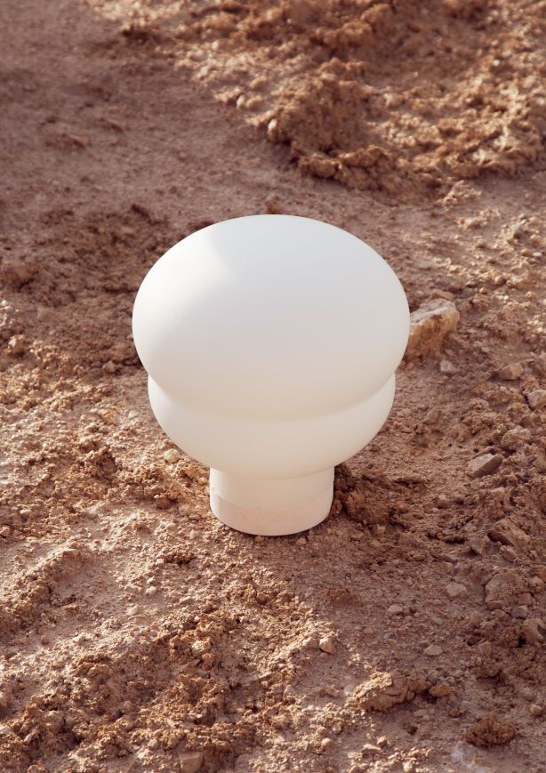 Kumo Tischleuchte klein weiß Pulpo