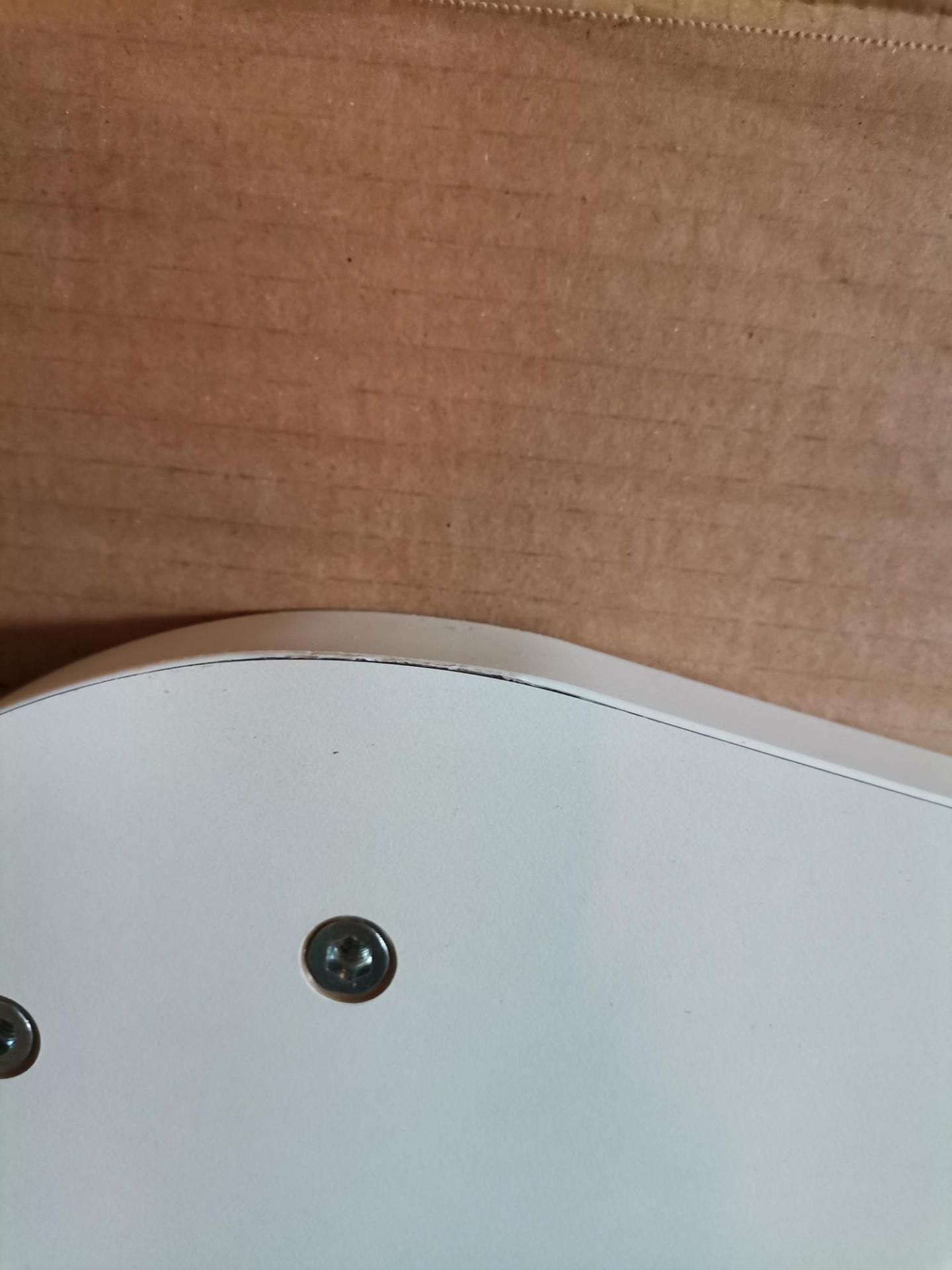 Max - Tisch 190 x 90/73cm auf Rollen / ZINKWEISS Kartell MÄNGELEXEMPLAR