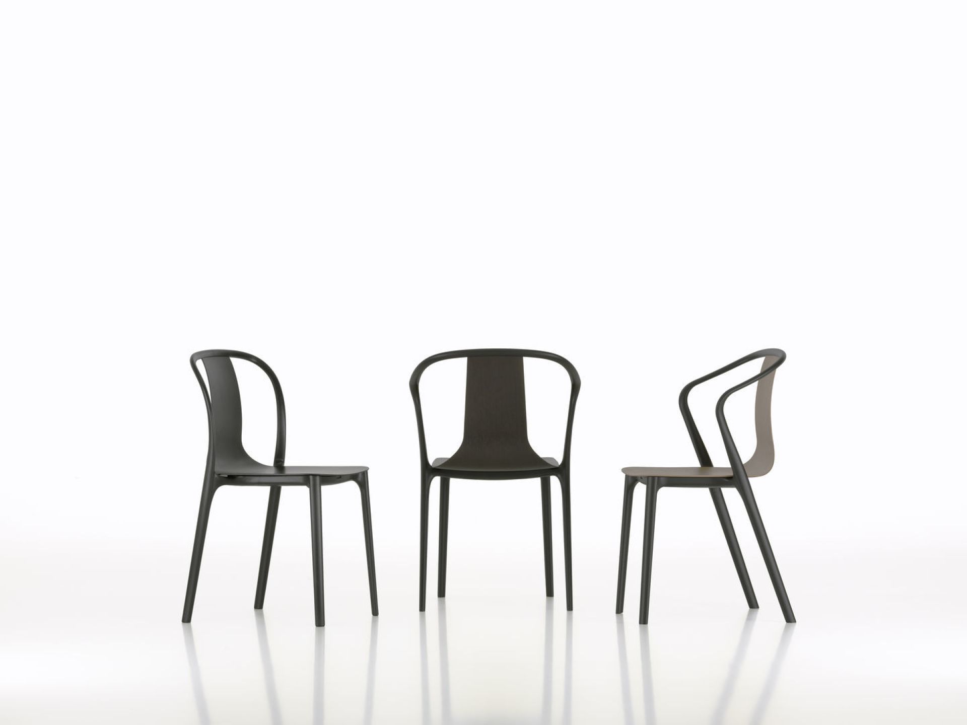 Belleville Chair Wood Stuhl Vitra