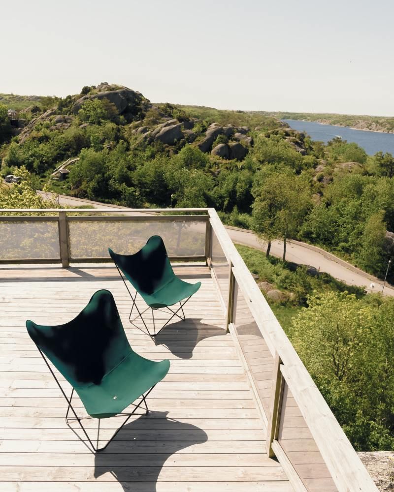 Mariposa Outdoor Butterfly Chair Sessel Cuero Forest green