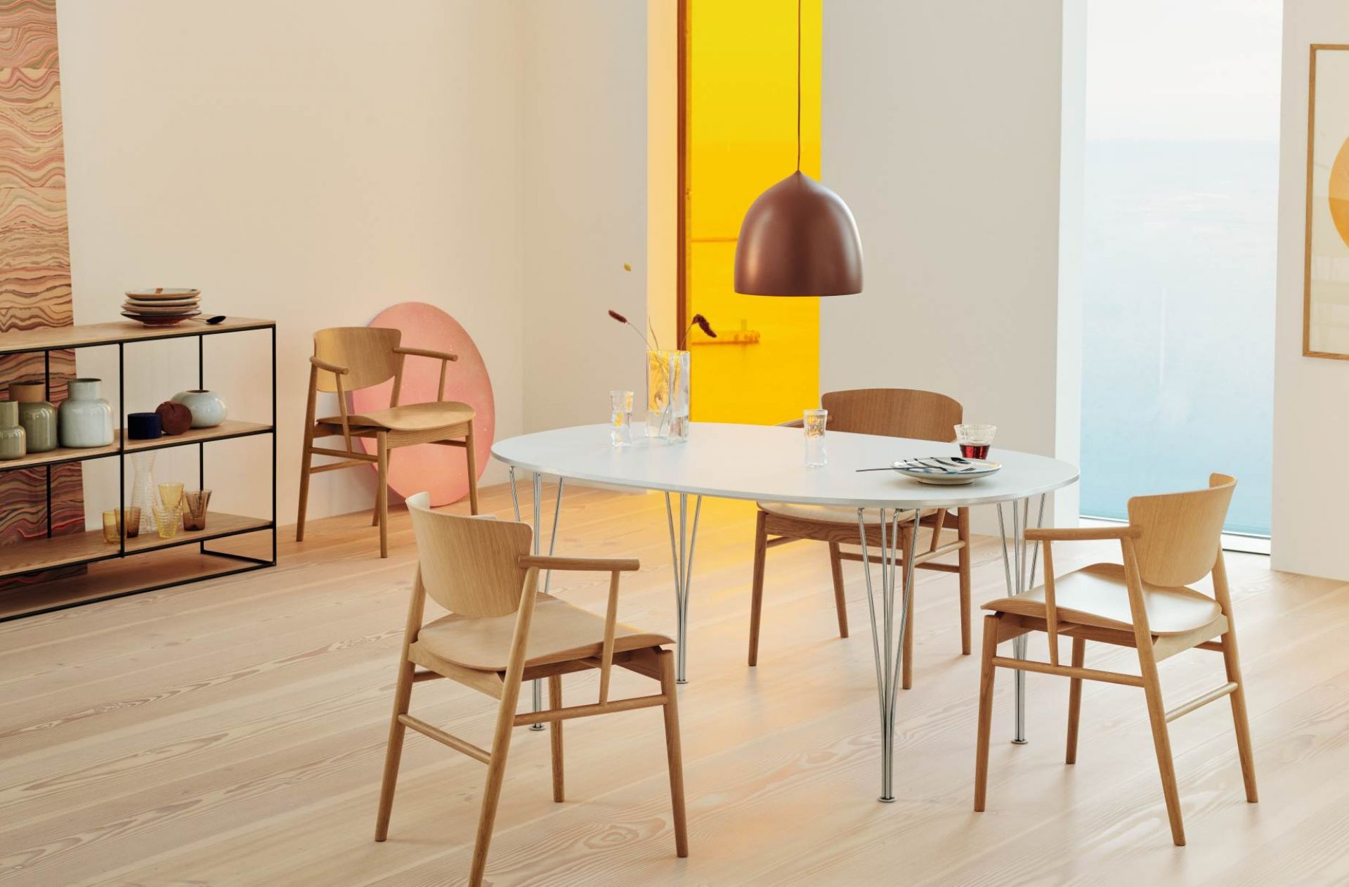 Tischserie Super Elliptisch Ausziehtisch Fritz Hansen