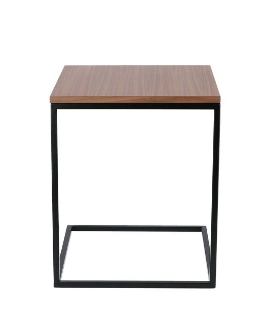 Flat Beistelltisch offen Schwarz / Eiche natur Jan Kurtz EINZELSTÜCK