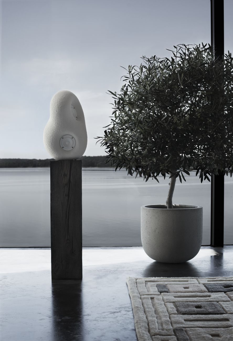 Akustische Skulptur Lautsprecher Transparent