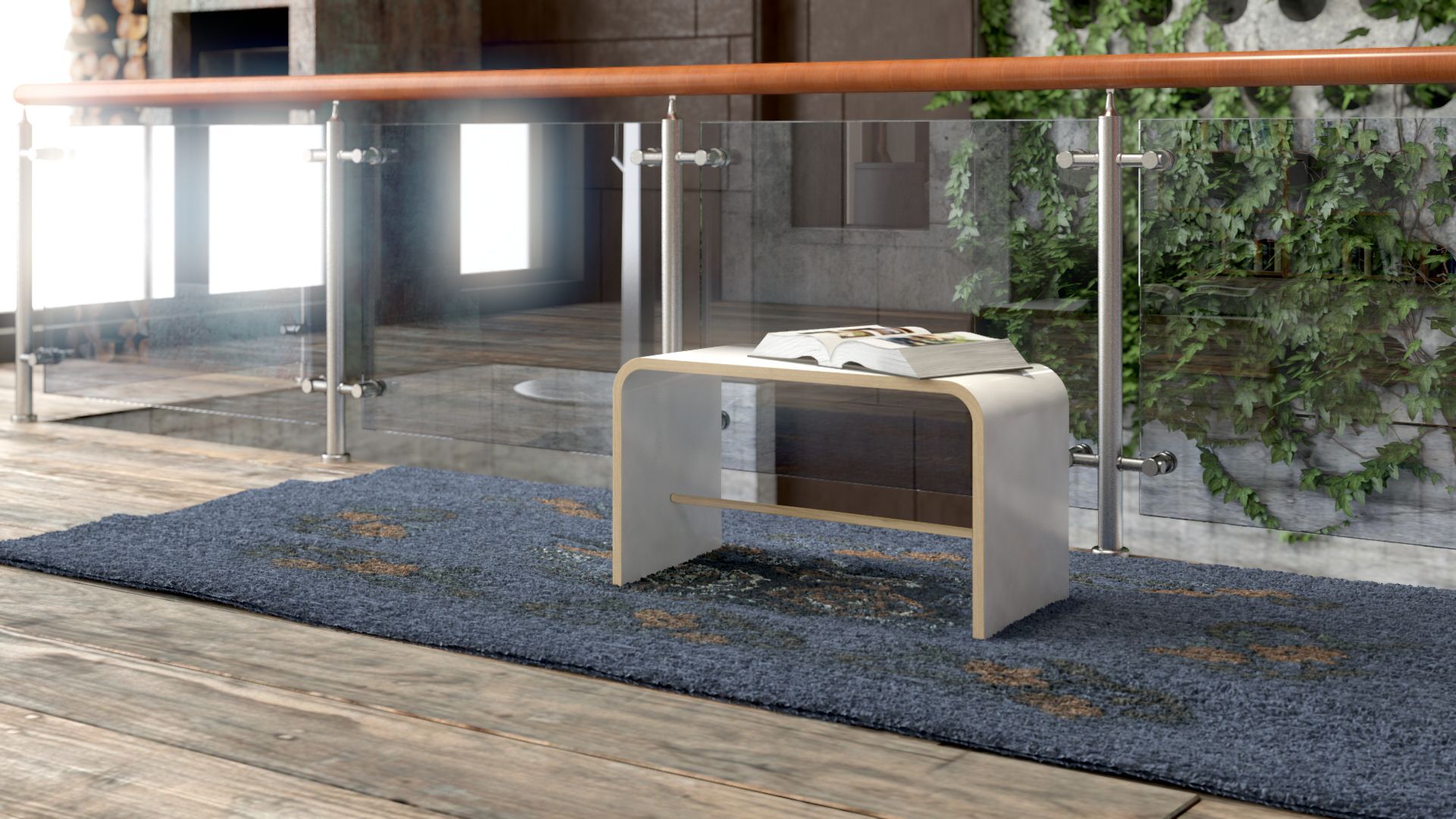 Sit Hocker weiß Tojo