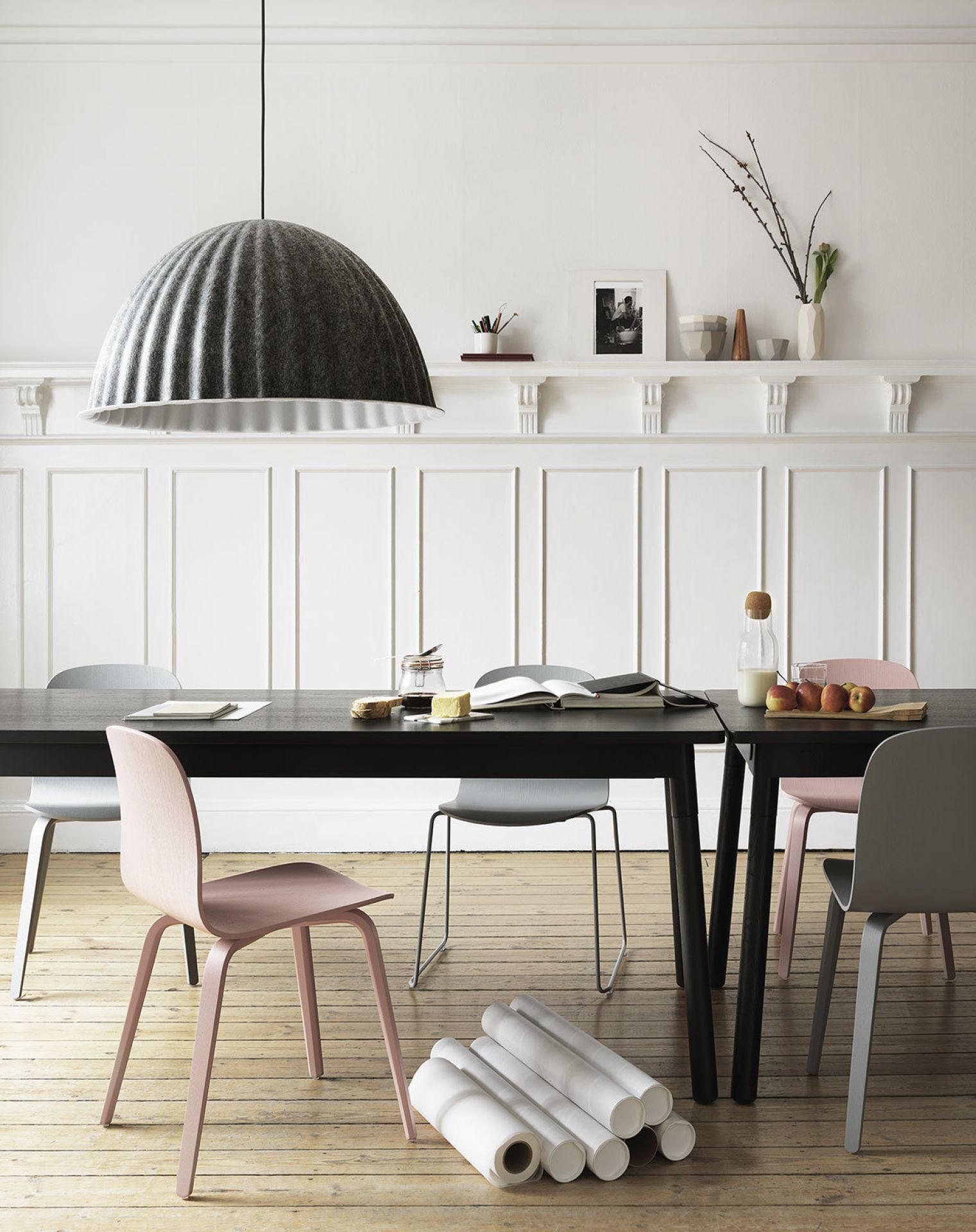 Visu Chair Wood Base Stuhl Muuto