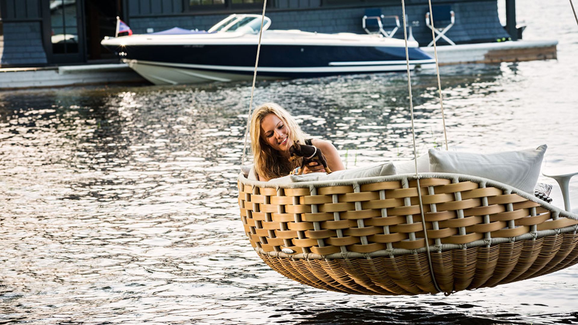 Swingrest Hanging Lounger inkl. Sitzkissen Dedon