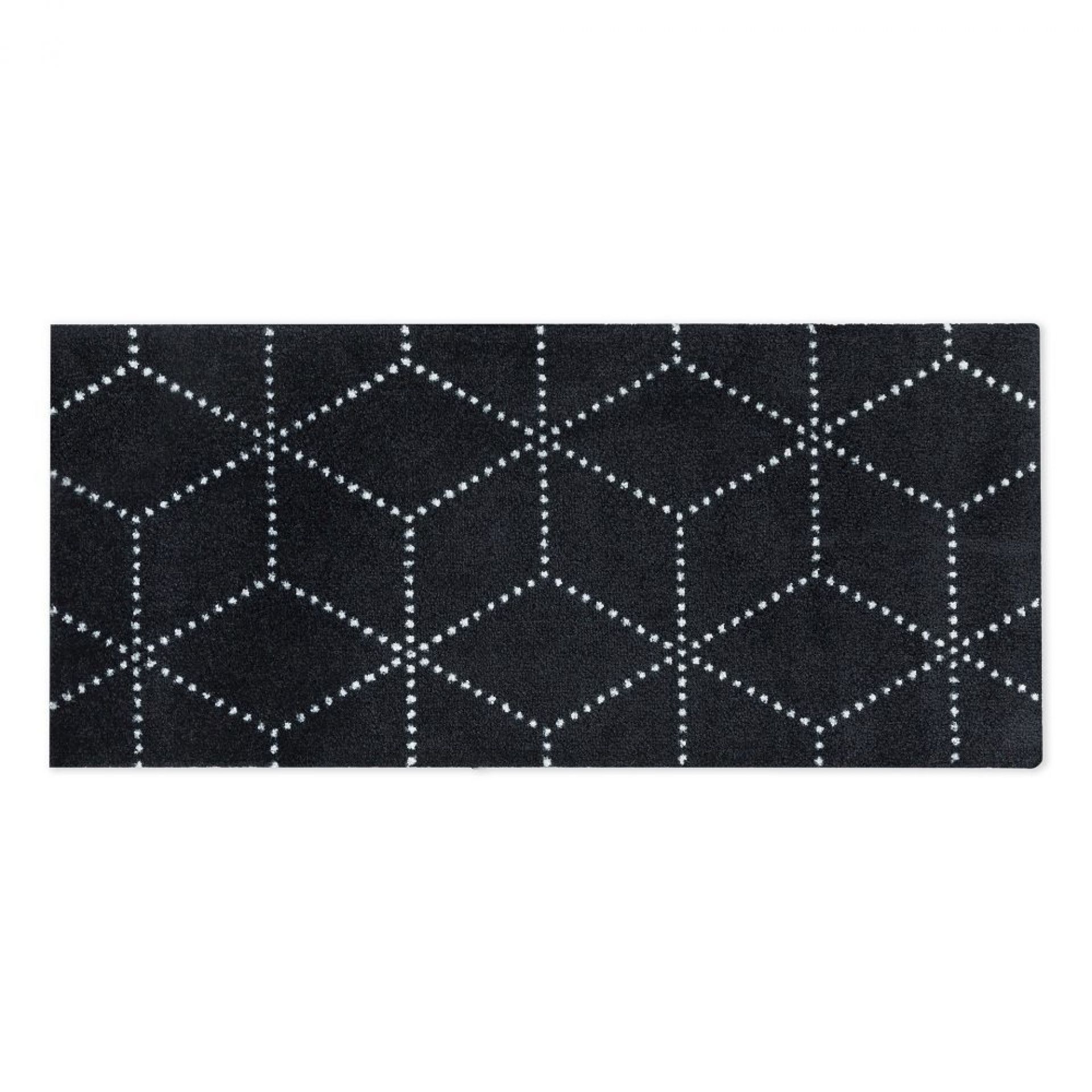 Hagl Indoor / Outdoor Fußmatte Heymat Schwarz B 45 x T 100 cm