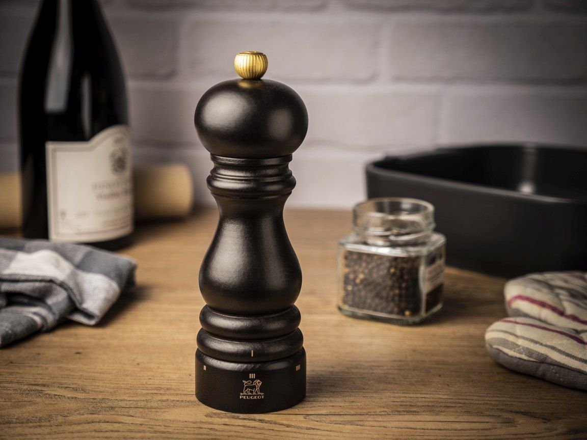 Paris Pfeffermühle H 18 cm Schokolade Peugeot